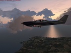 Slideshow provided courtesy Jean-Paul Mes using cloud textures and skies from Pablo Diaz's HDE V2.0 freeware addon, updated for FSX by Danny Glover